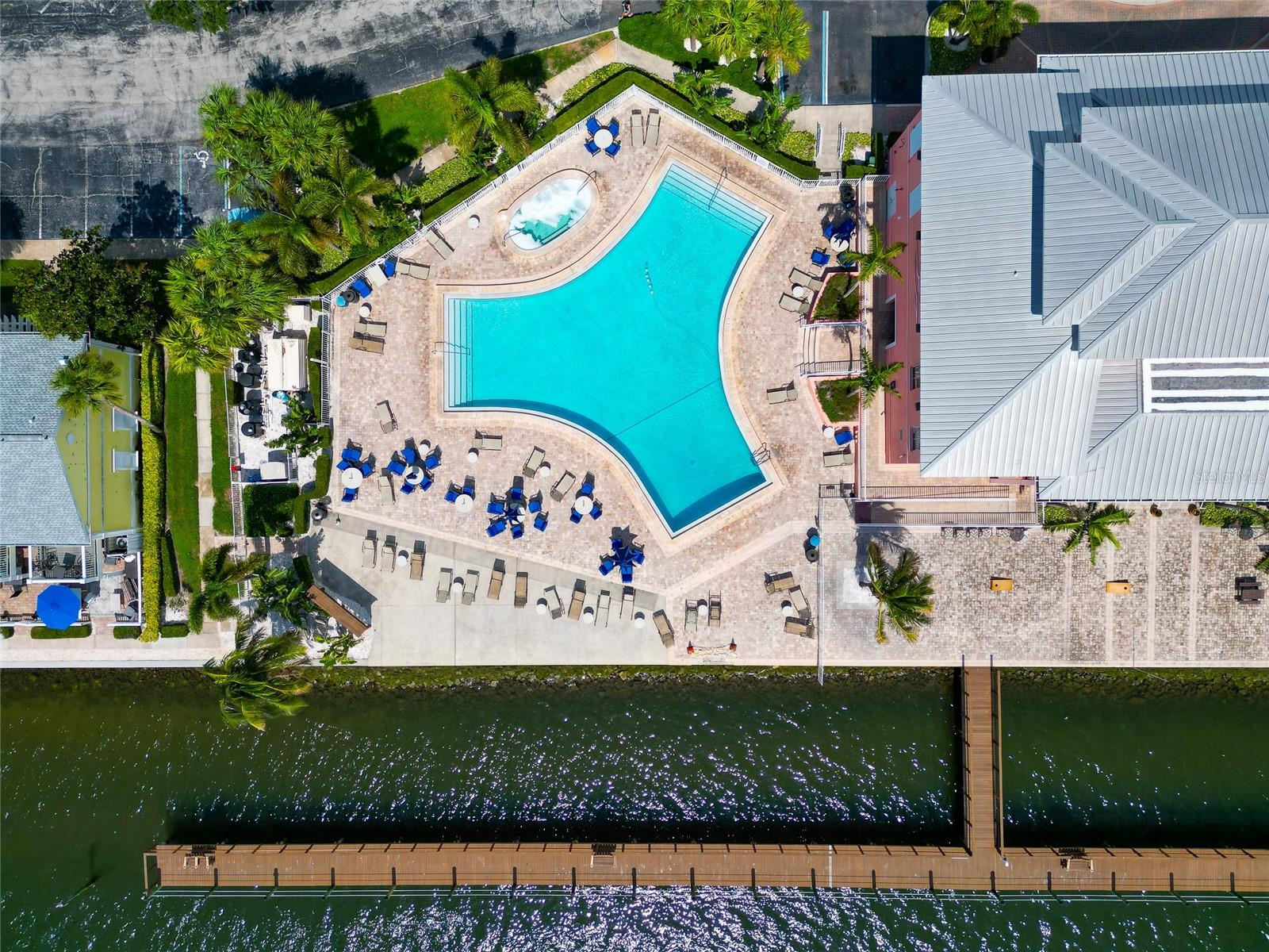 Pool Area at Yacht Club