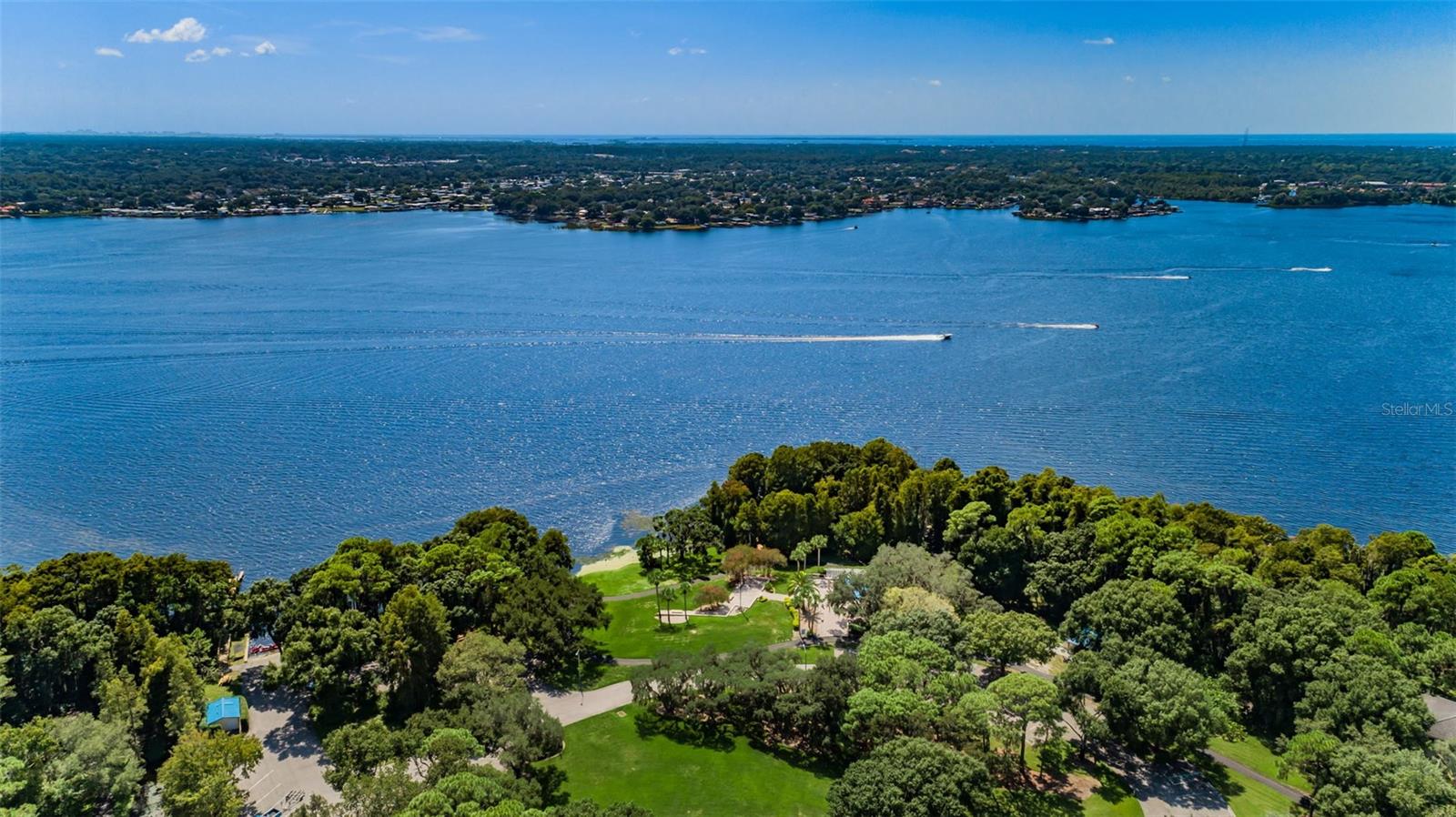 Aerial view of Lake Tarpon