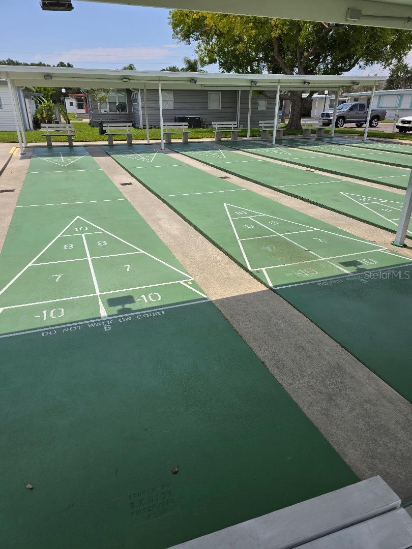 Shuffleboard Courts, yes there is a league!