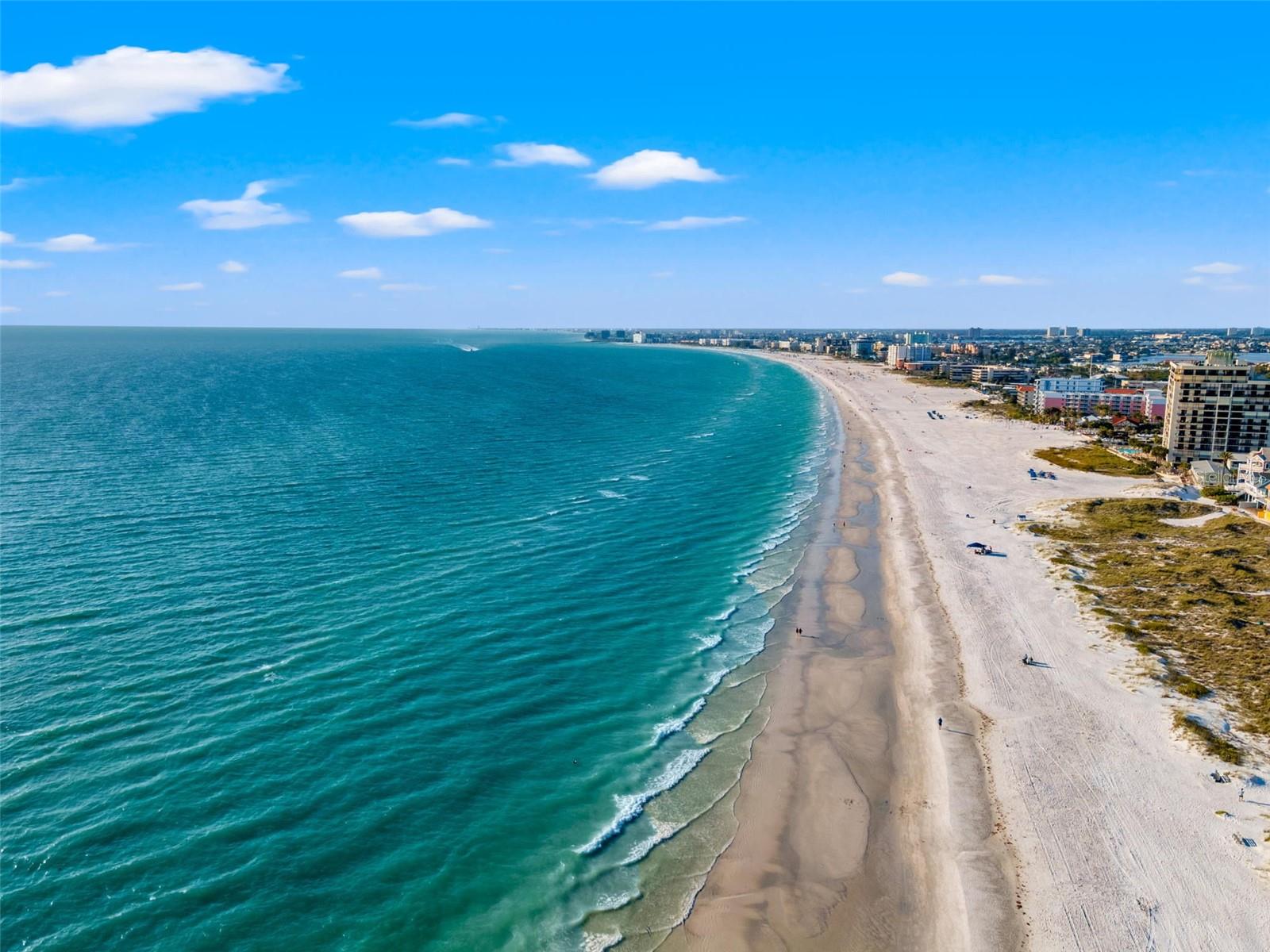 St. Pete Beach is just a few minuets away.