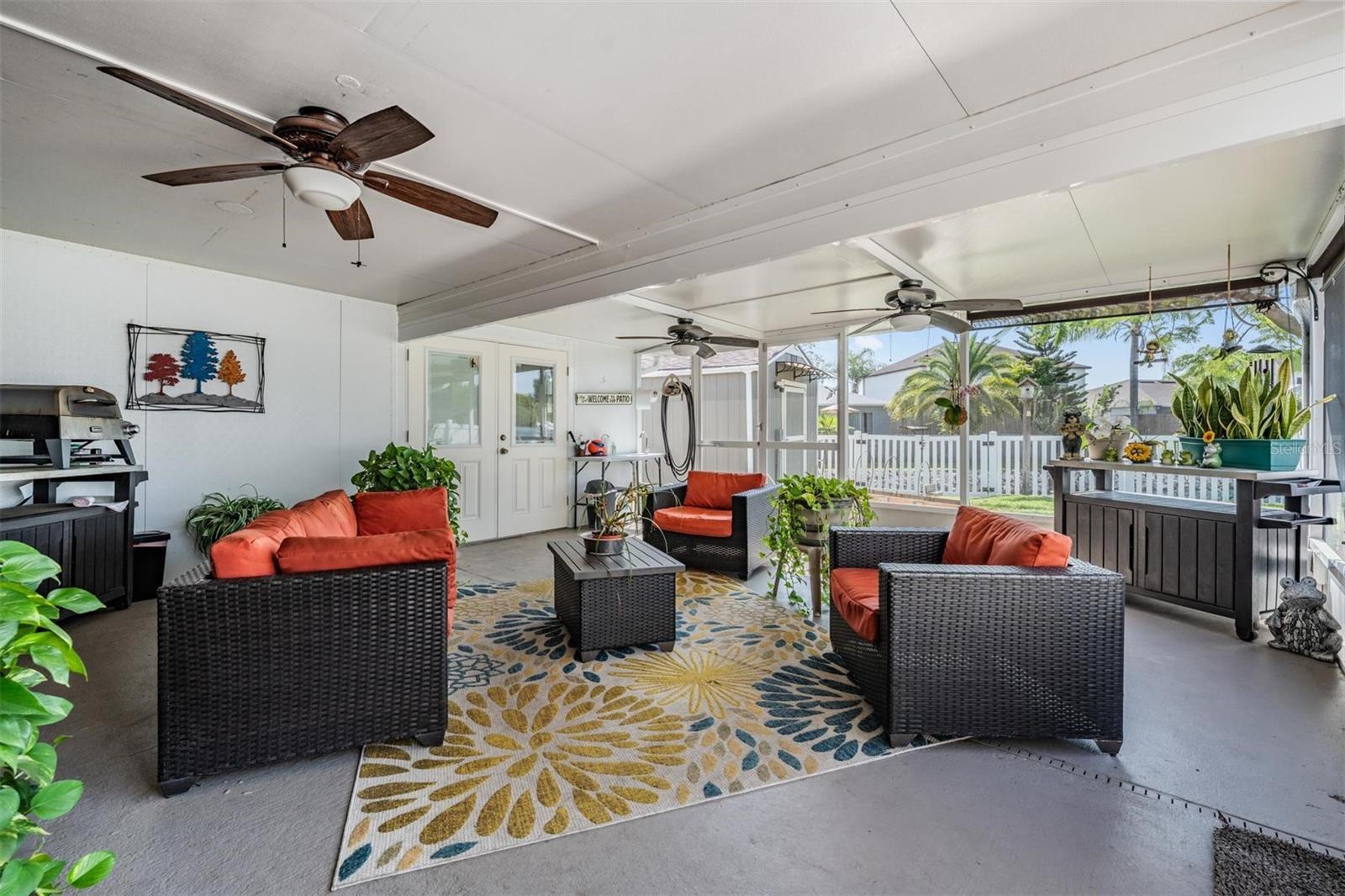 Patio with insulated roof