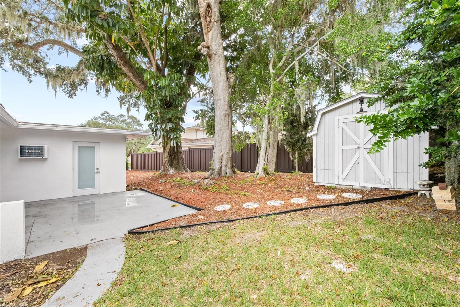 Patio in Backyard