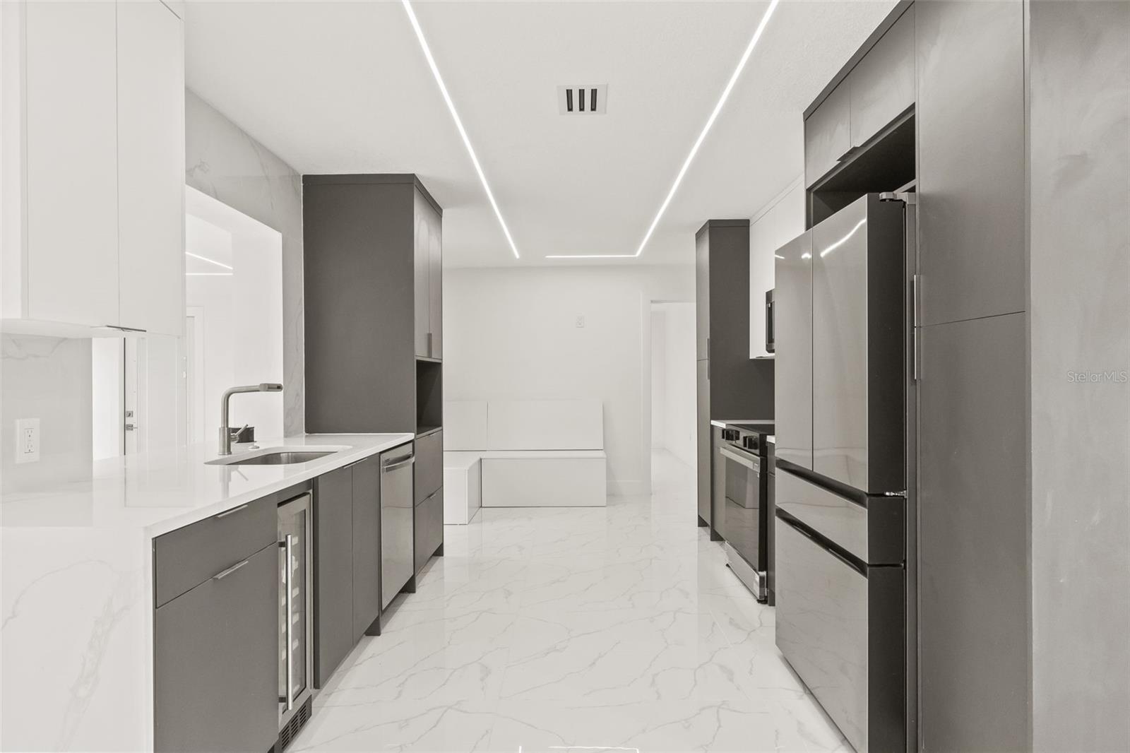 LED Lighting in modern kitchen