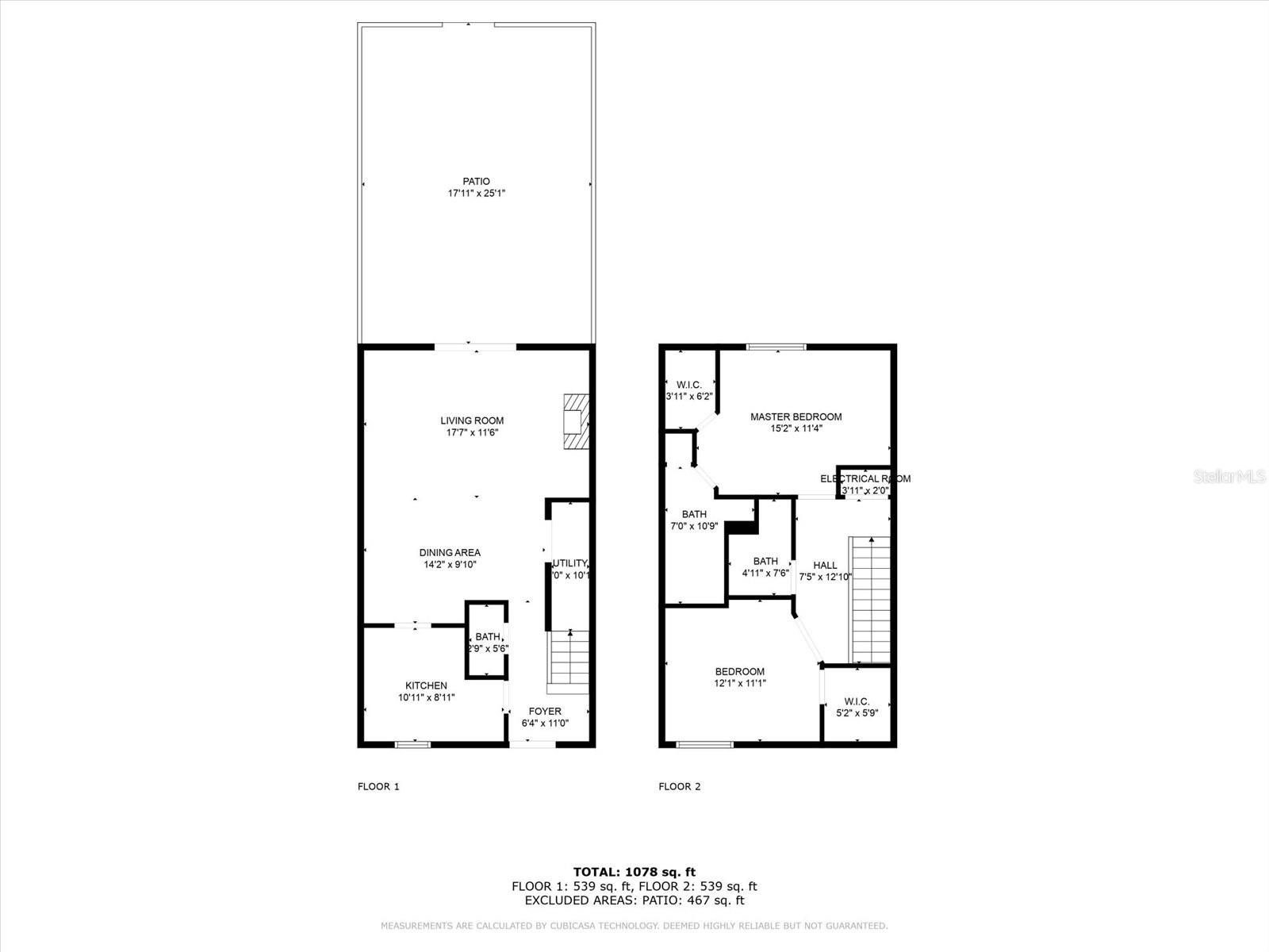 Floor plan with dimensions