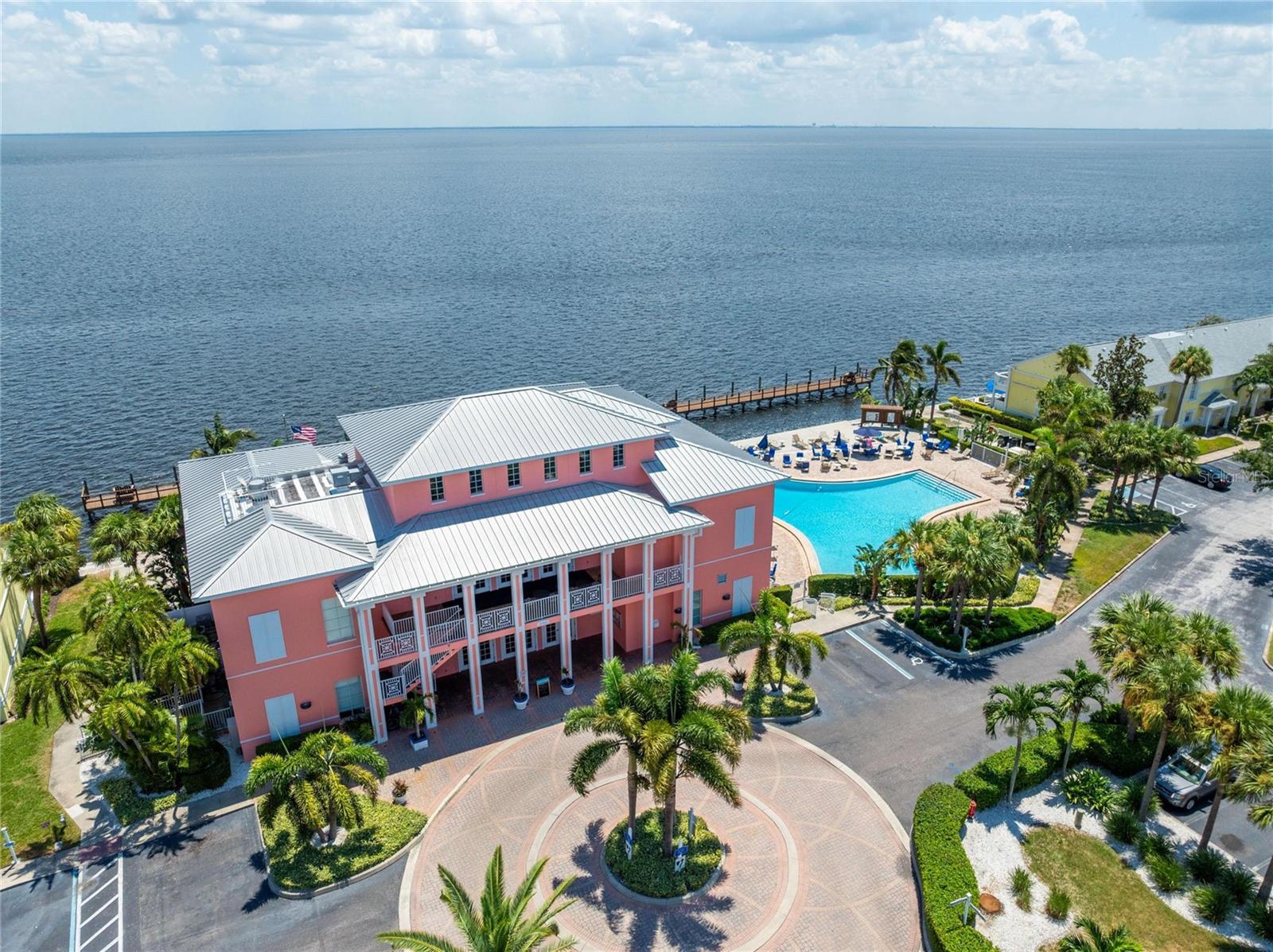 This clubhouse has a full bar and available for your use, steps from your front door