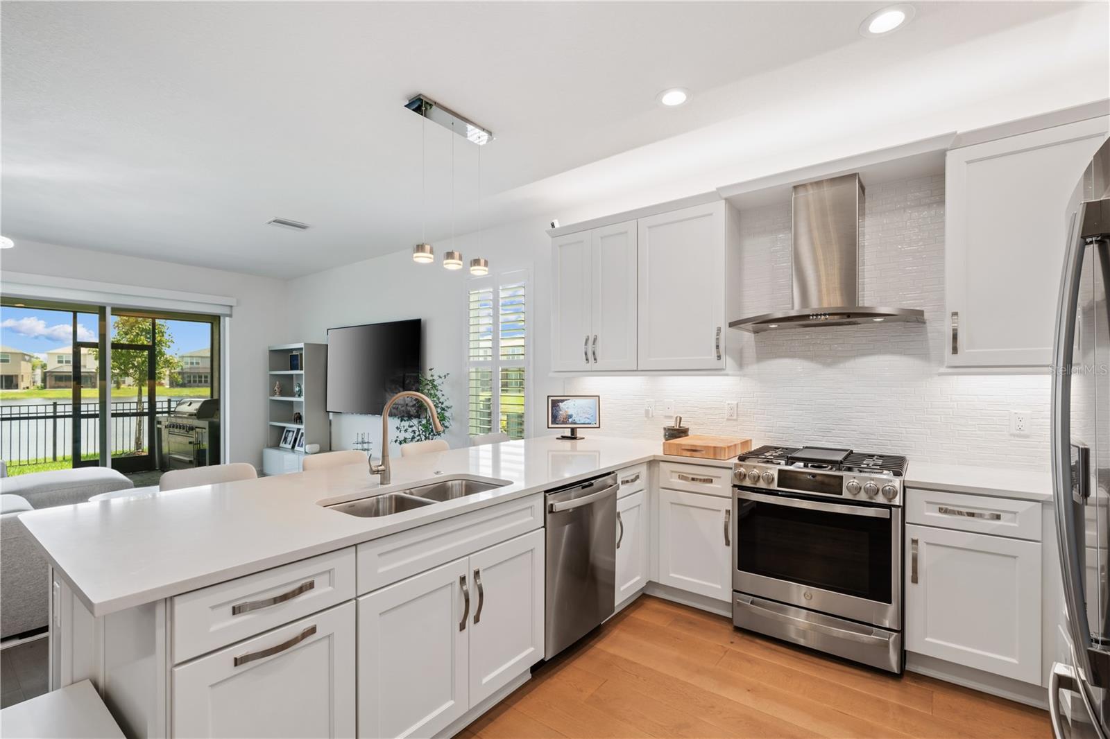 Kitchen View from Hallway Side