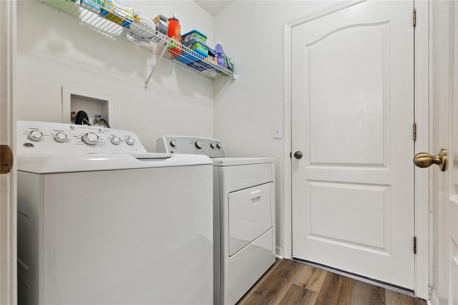 Laundry room off the kitchen