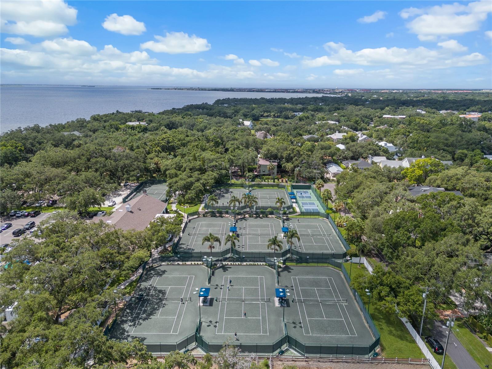 Tennis Courts at The Tampa Yacht and Country Club