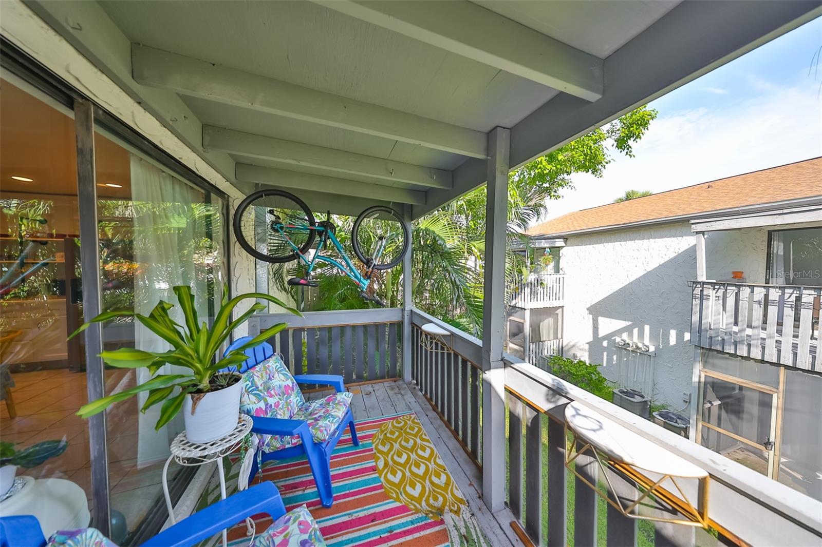 Patio off the living room.