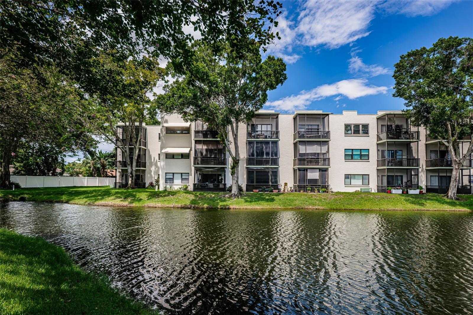 Serene and private, the Shoreview East building boasts beautiful water views.