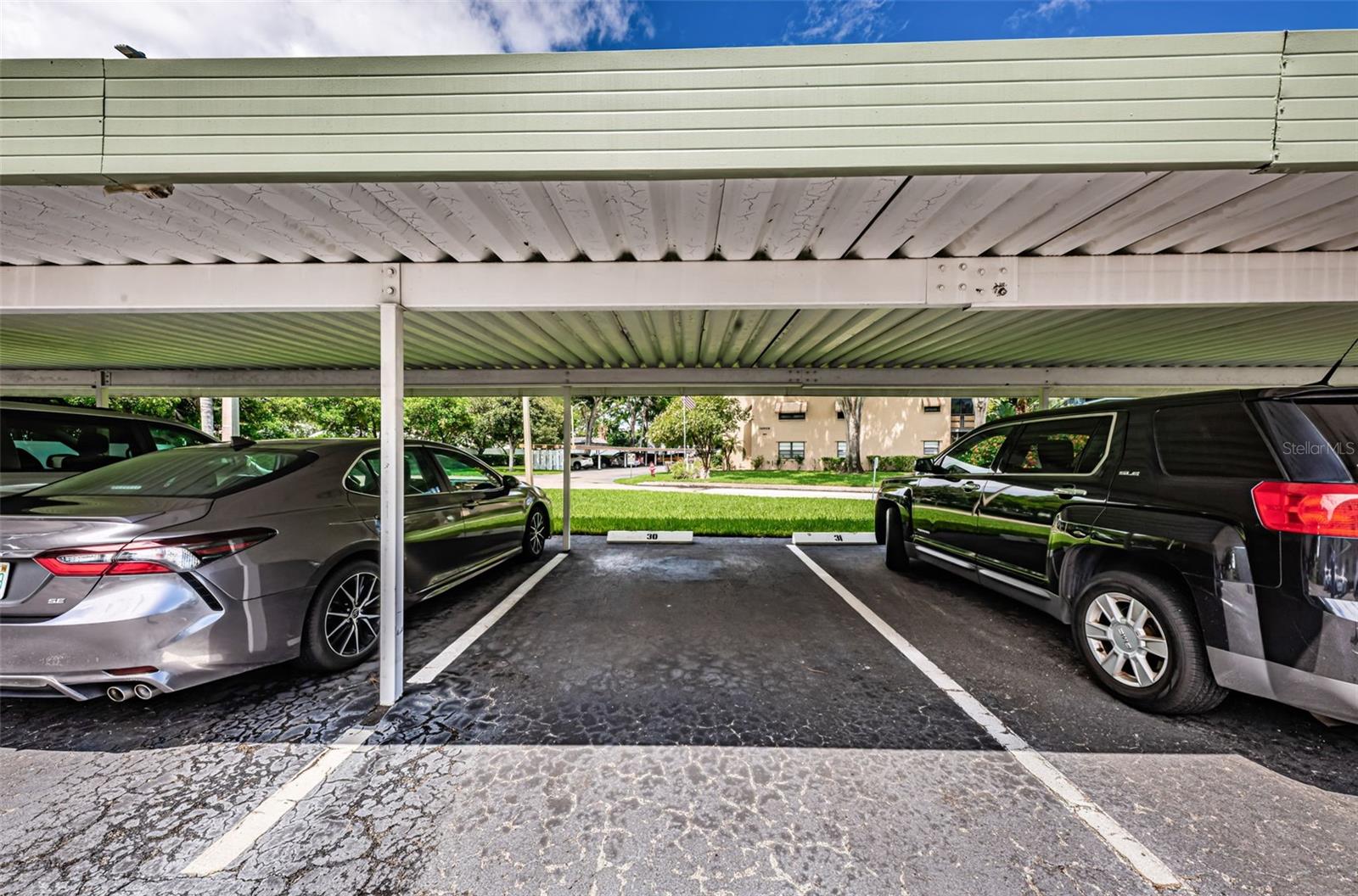 Covered parking is rare in this community! This unit comes with one covered carport space.