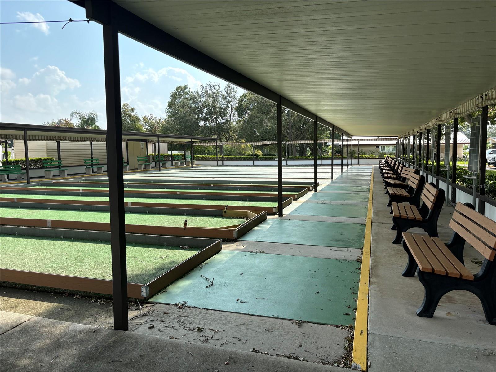 Shuffleboard and Lawn Bowling