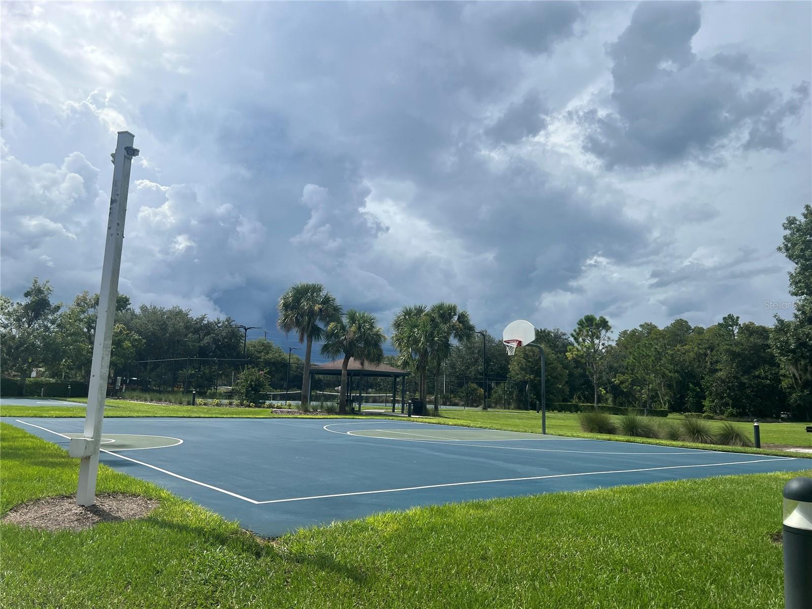 Basketballl and Tennis Court