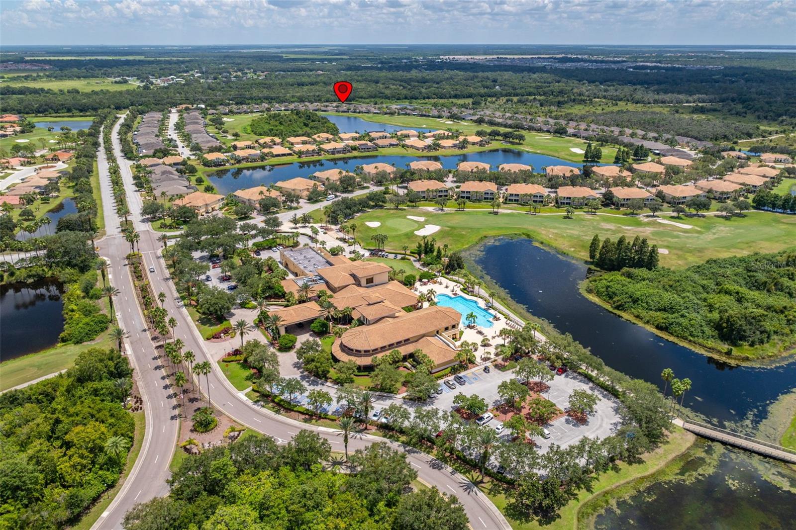 Renaissance Clubhouse with outdoor pool and house location