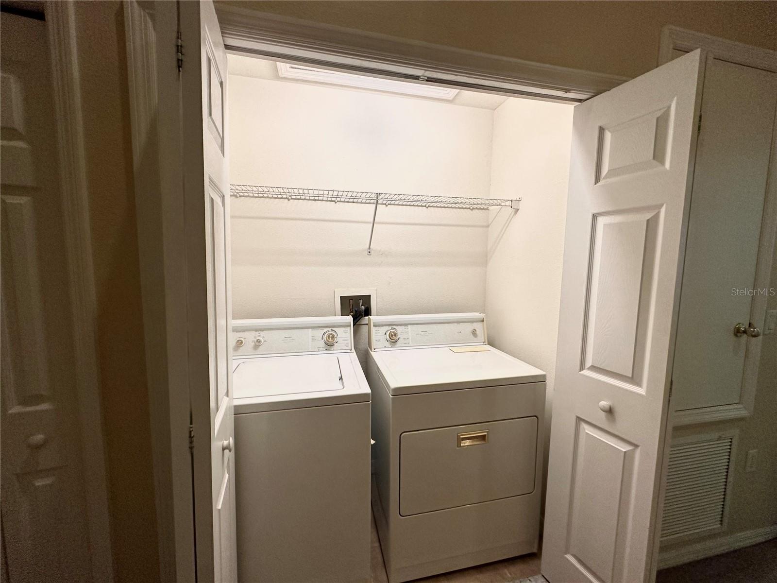 Laundry closet