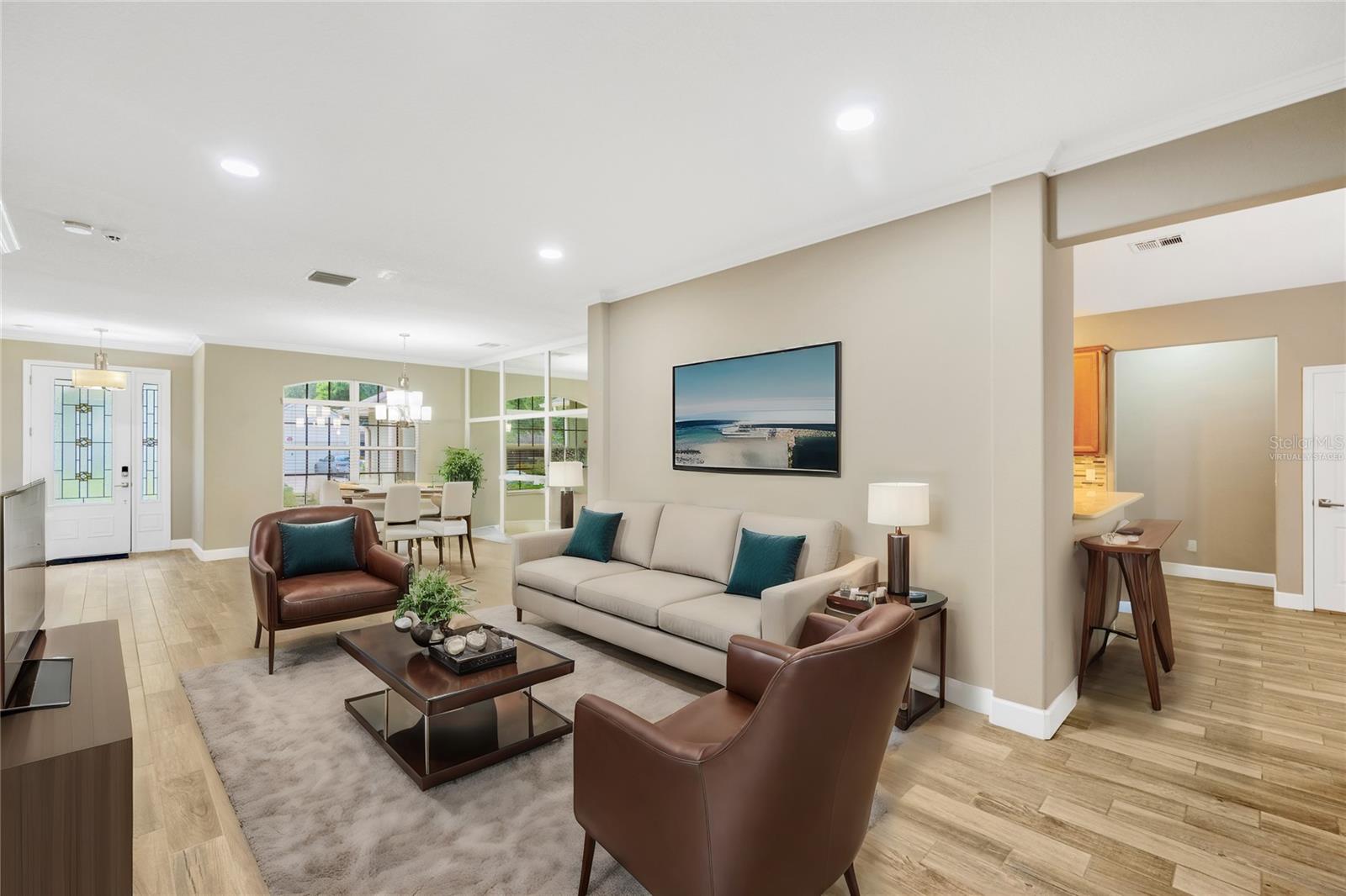 806 Red Ash Ct - Dining room / Living Room VIRTUALLY STAGED