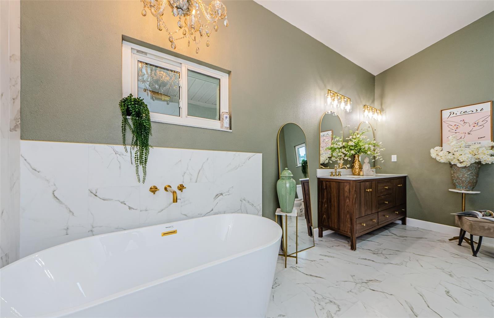 So much room! Designer finishes with elegant bath fixtures