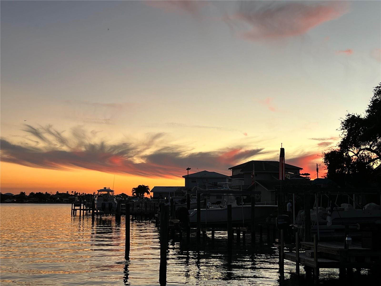 Another beautiful  sunset and ending of a perfect day from the dock.