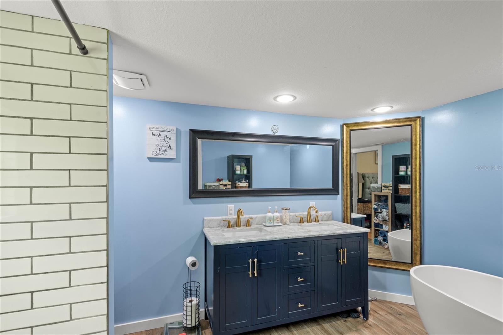 Recently remodeled Master bathroom