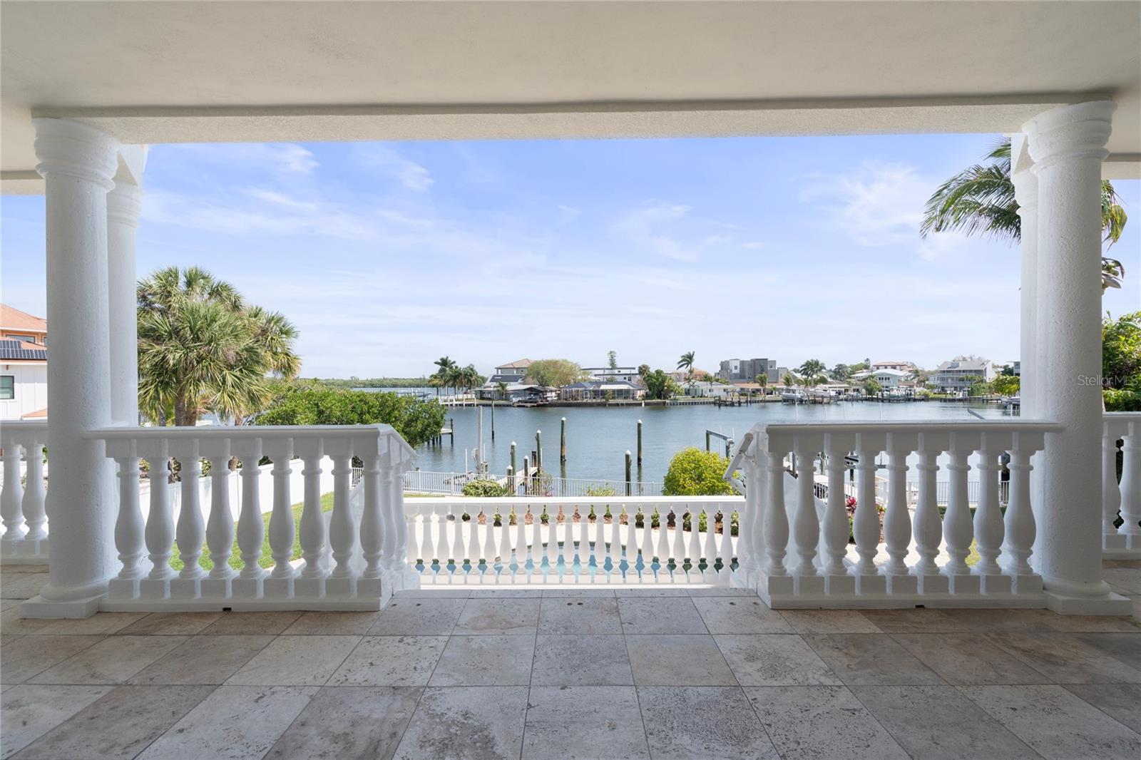 Looking out at Weedon Isle from 2nd floor