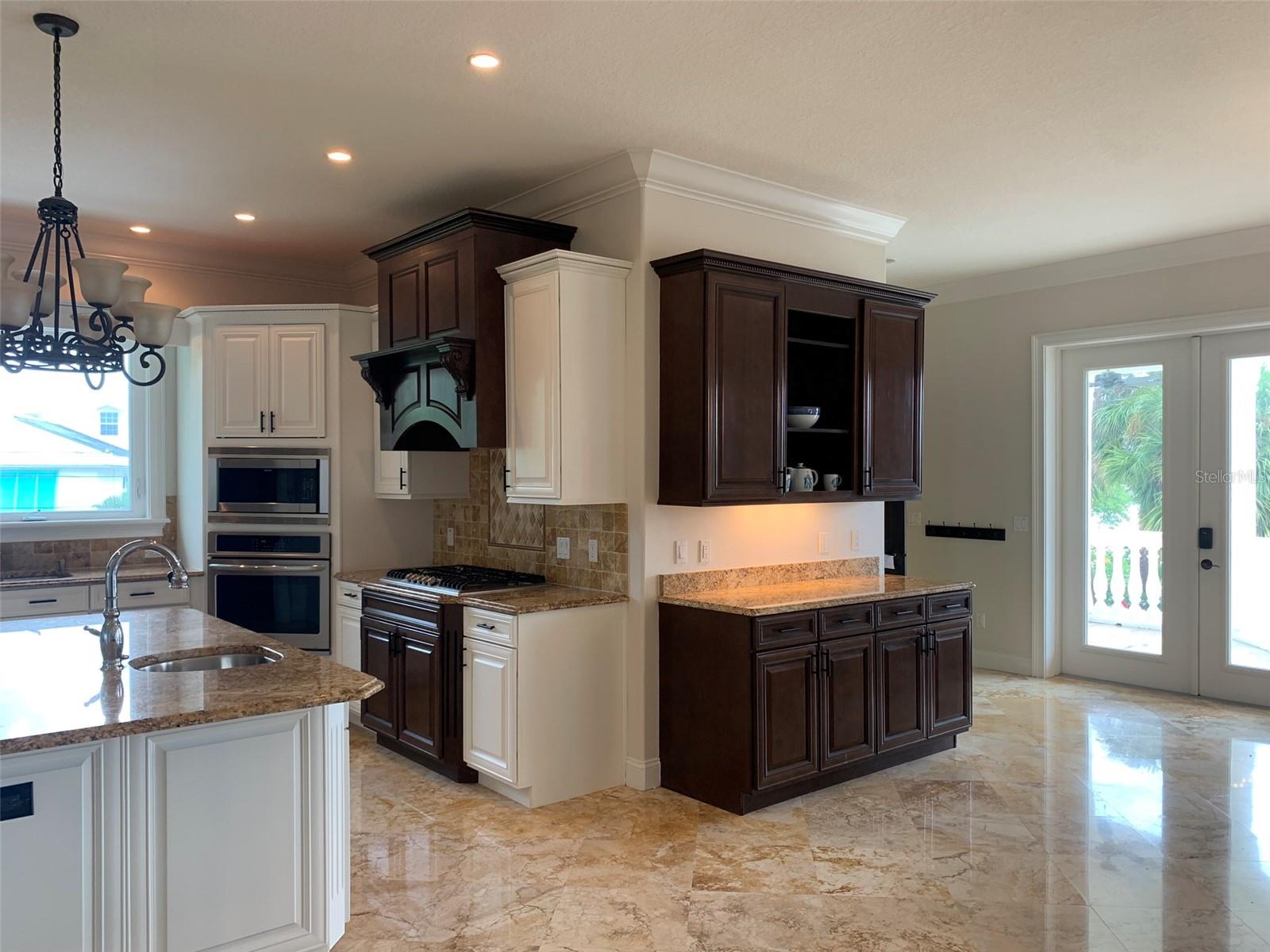 Kitchen and open entertaining area