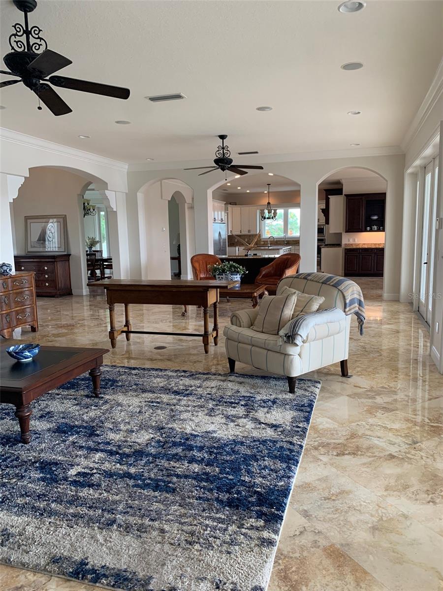 View from Bar towards kitchen