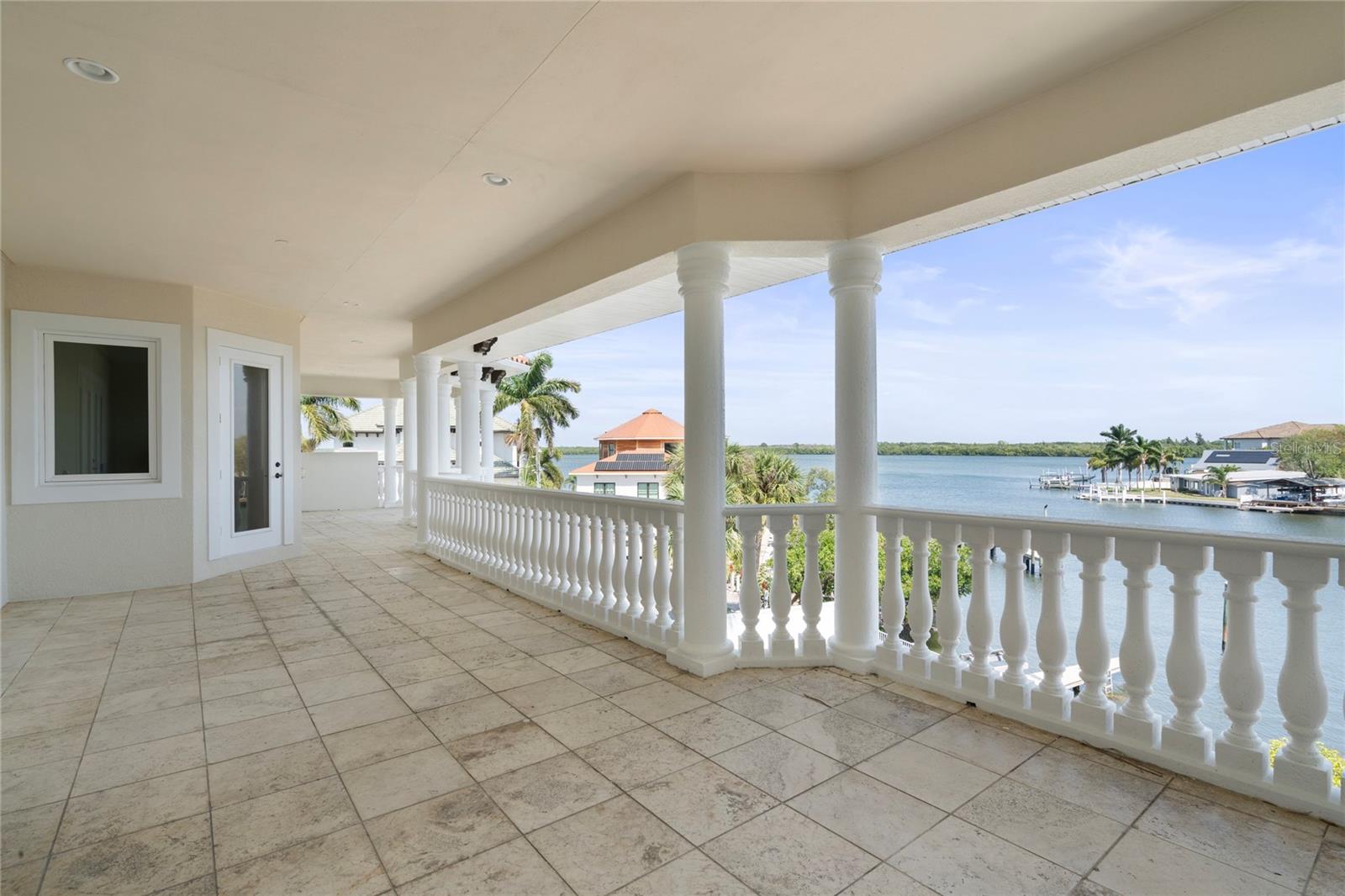 3rd Floor Balcony off Primary Bedroom-View of Tampa skyline from here!