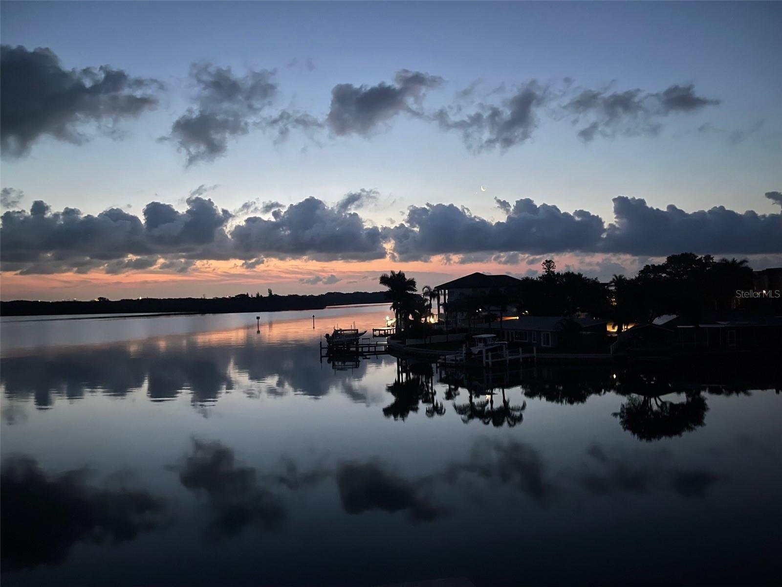 Sunrise looking towards Weedon Island