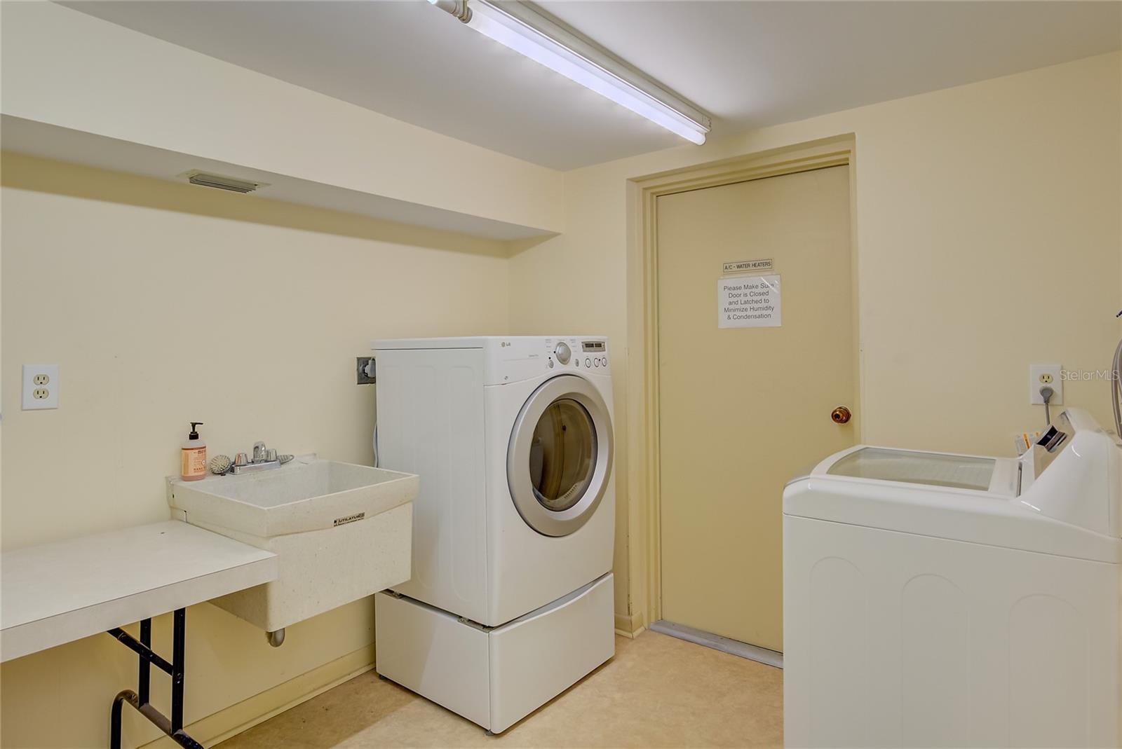 Laundry Facilities on each floor