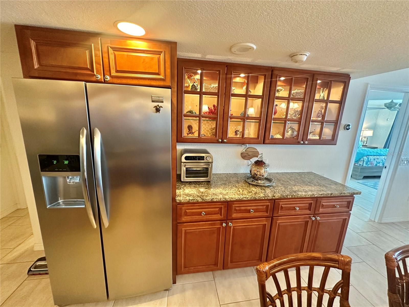 glowing lighted hutch