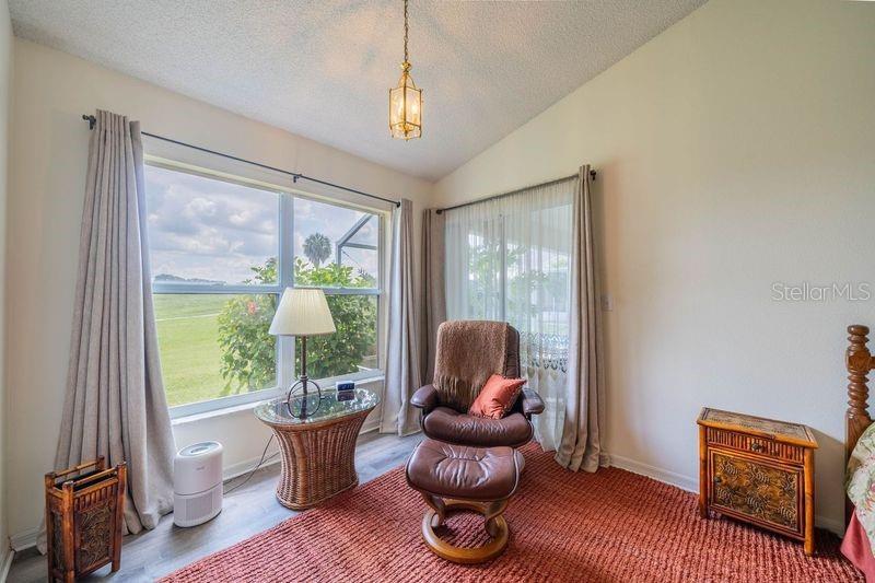 Master bedroom sitting area