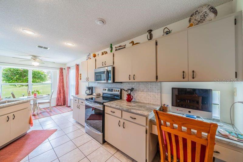 Kitchen with view