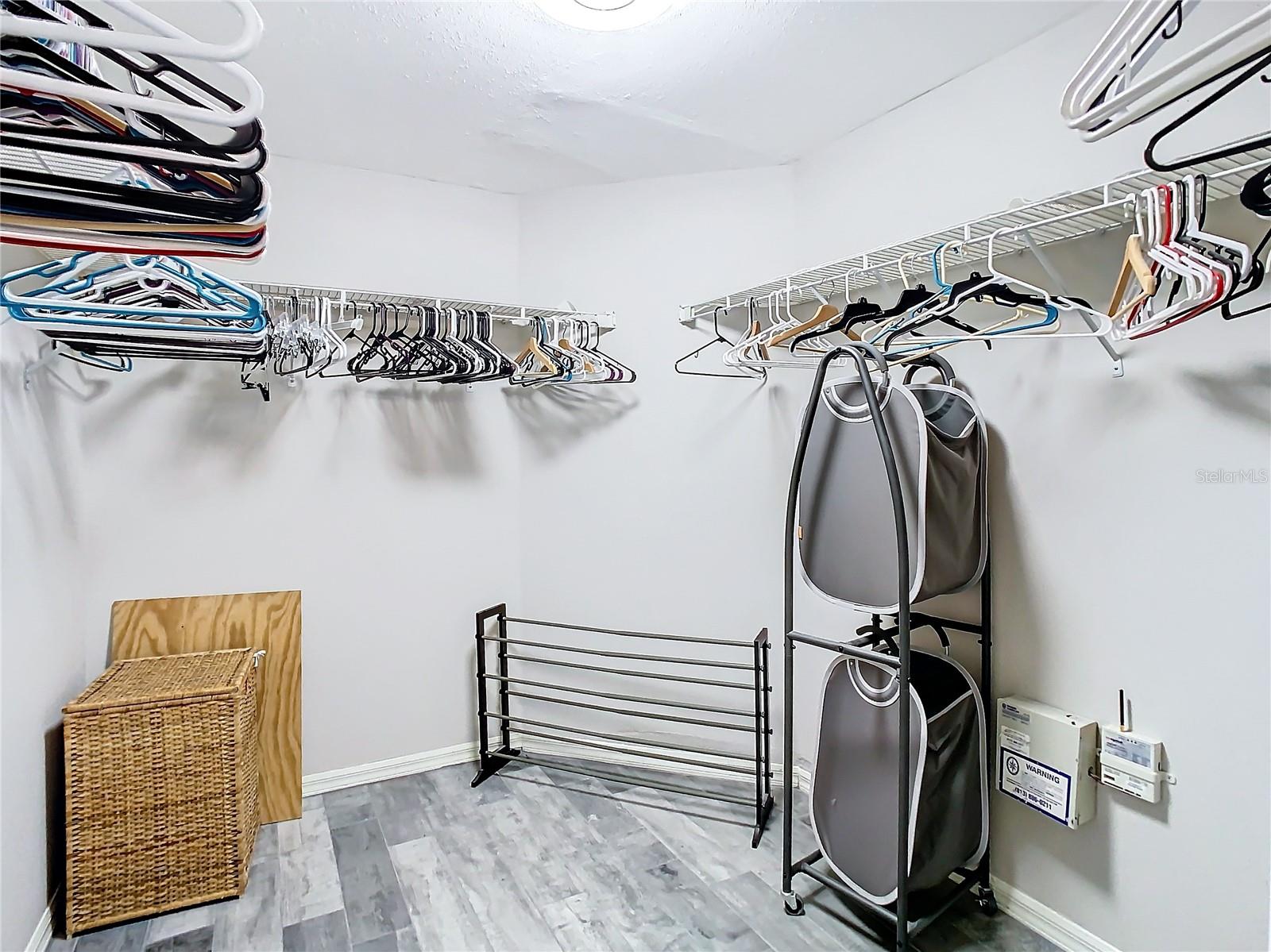 Master Bedroom Walk-in closet