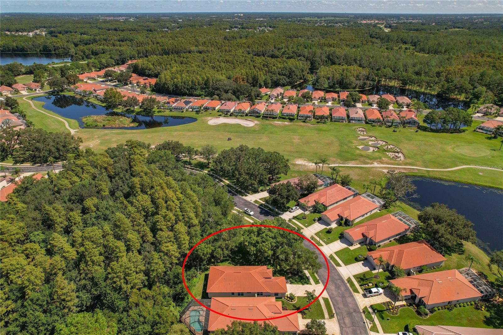 Aerial View of Home