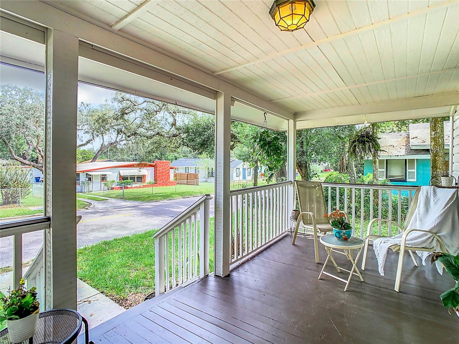 Enjoy the breeze on your spacious front porch