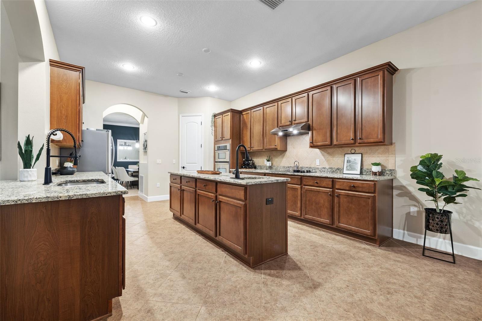 Kitchen Island View