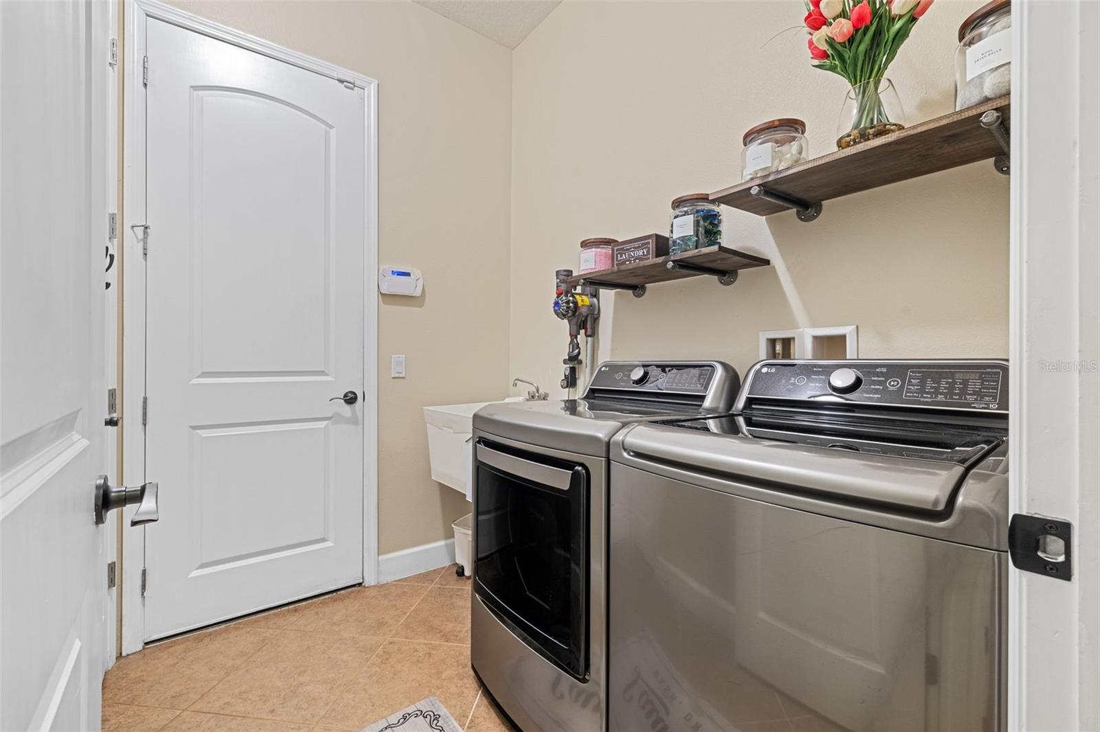 Laundry Room. Entry from double garage