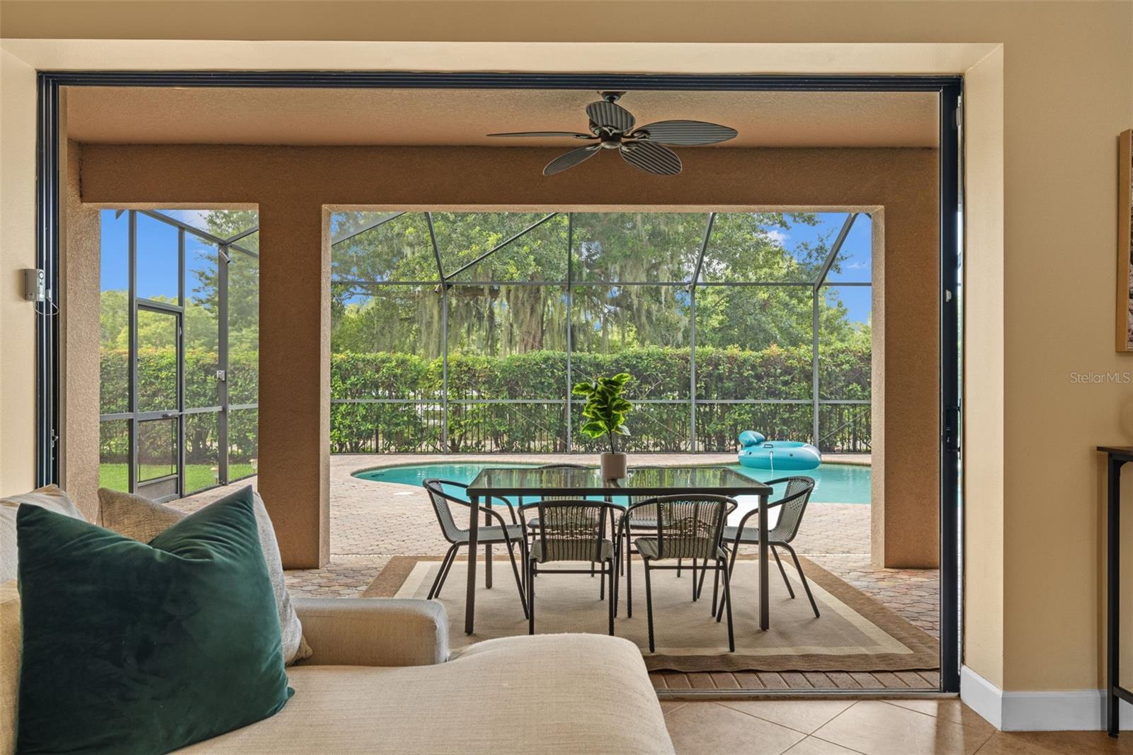 Pool View from inside