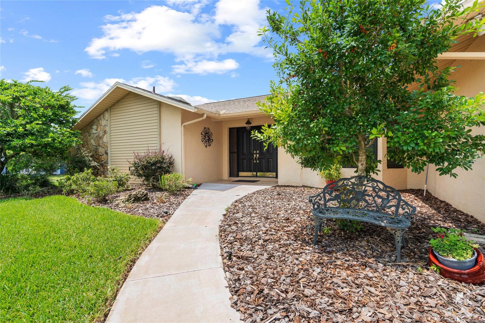 Walkway to front door