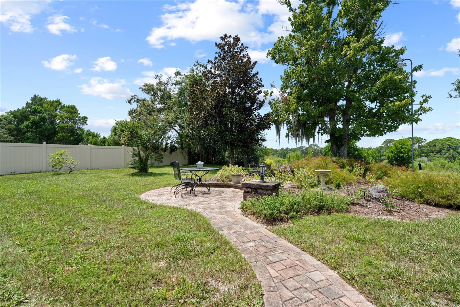 Walkway to garden