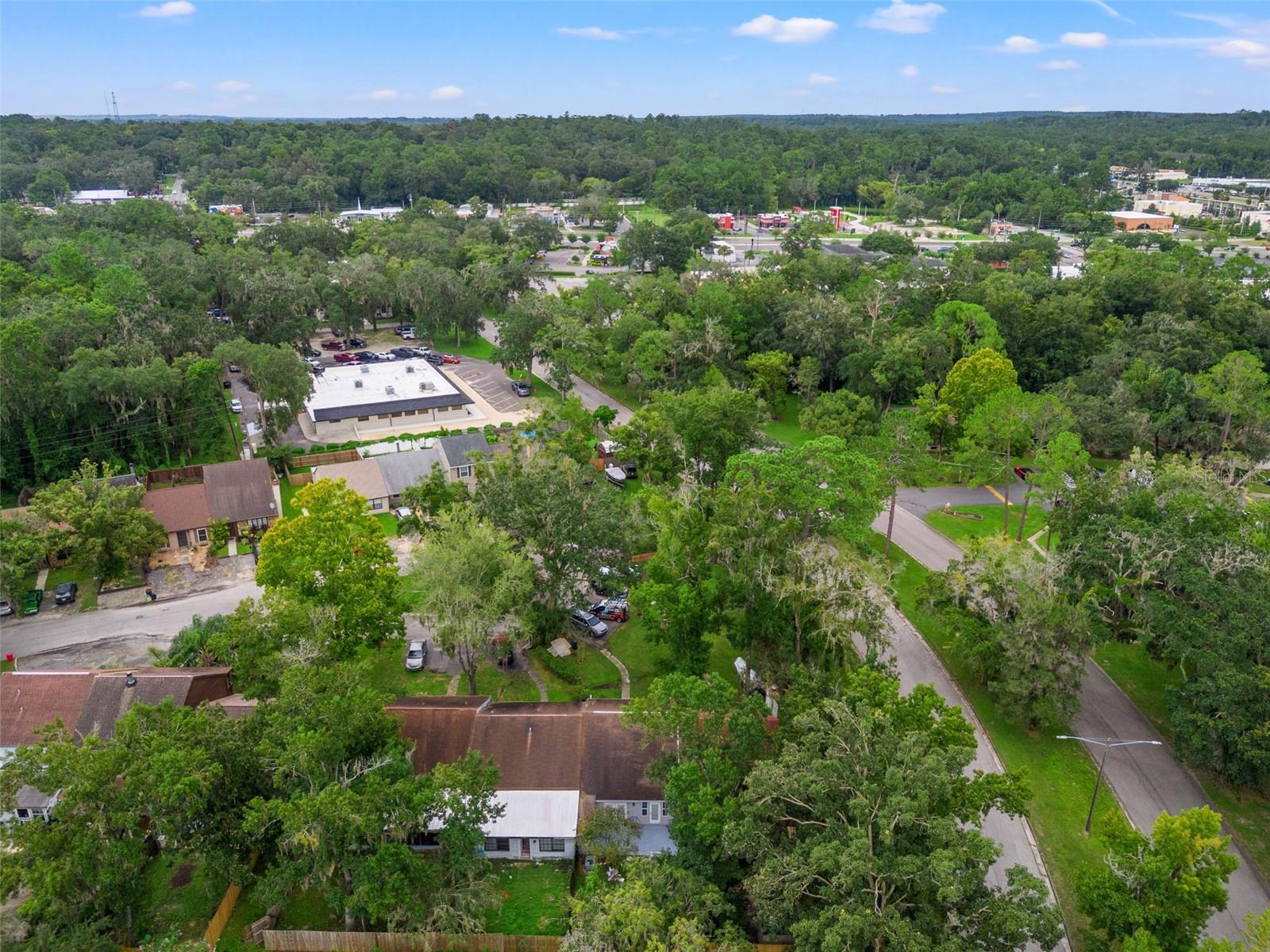 Aerial of unit and surrounding area