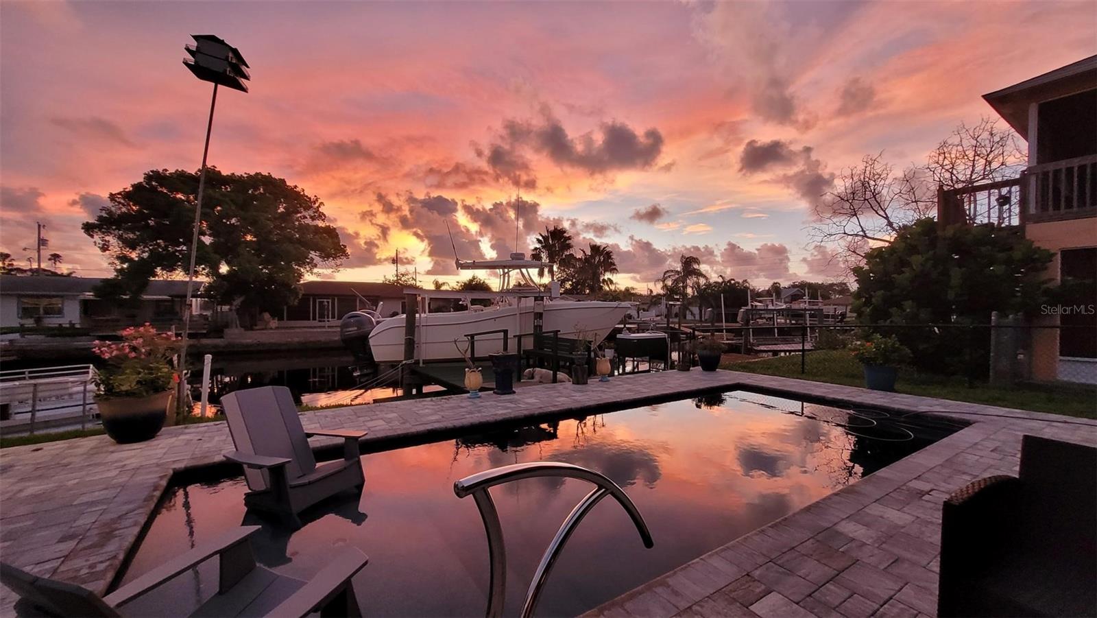 Sunset Pool Area