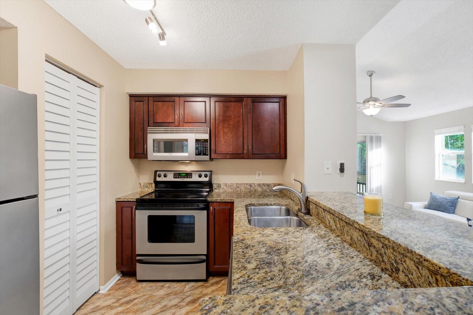 Pantry and Bar Height Seating