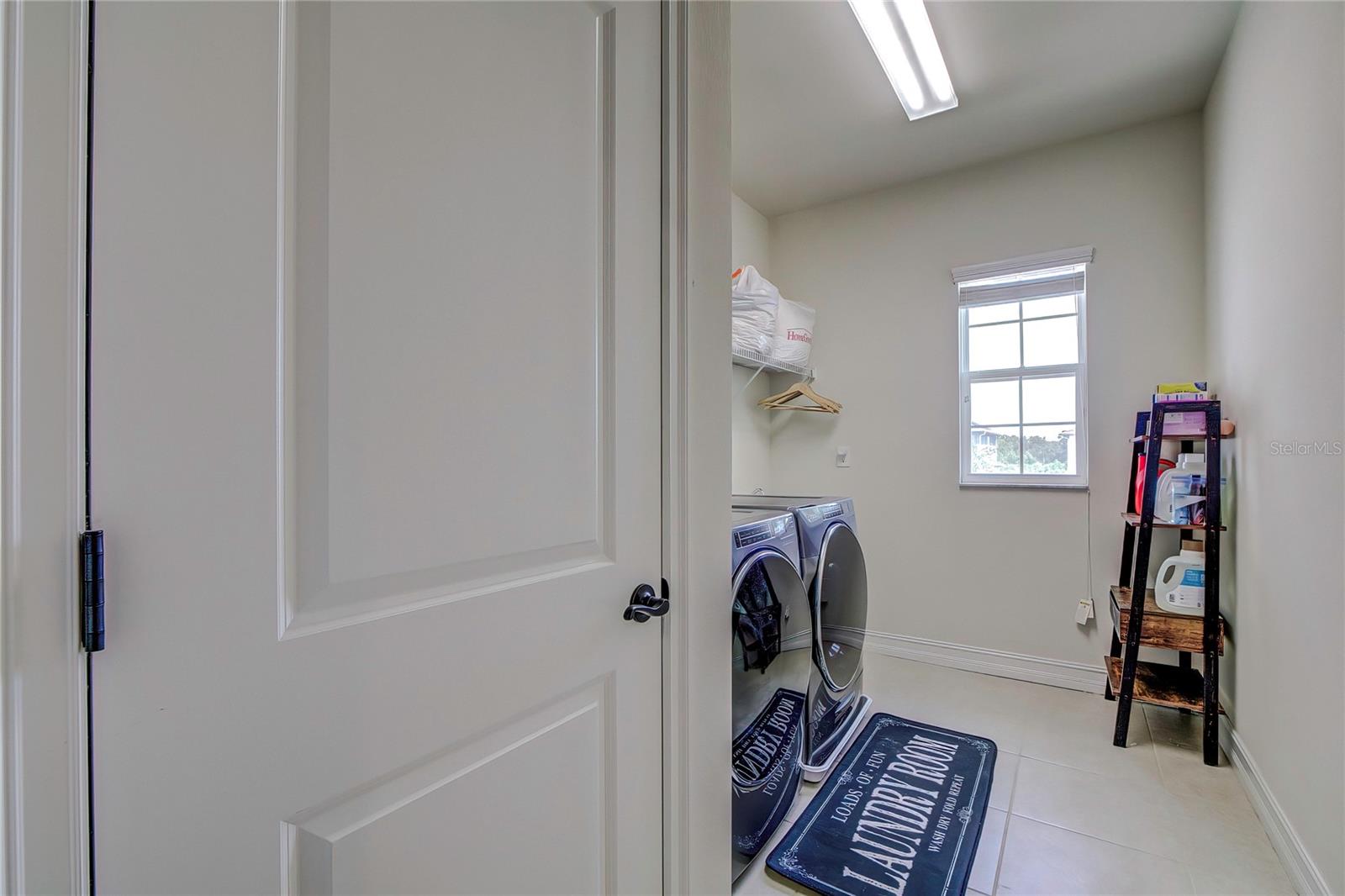 entrance to separate laundry room