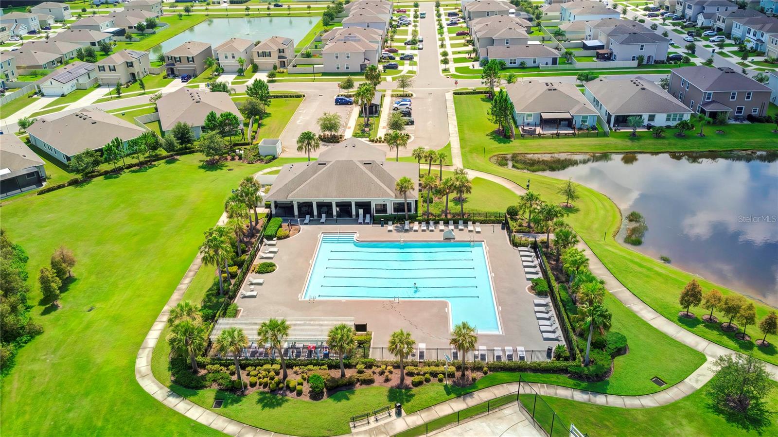 olympic size pool at the landing