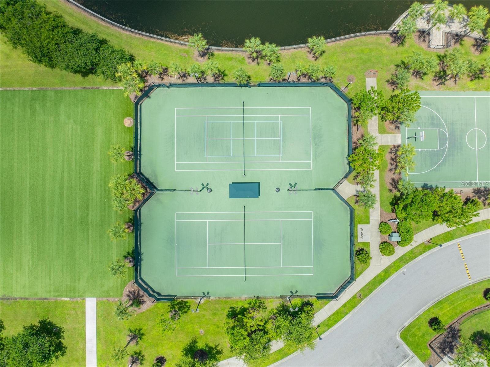 Tennis Courts and & Basketball