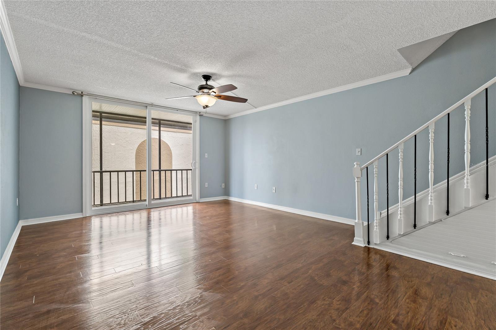 Living Room - Sliding Door to Screened Balcony