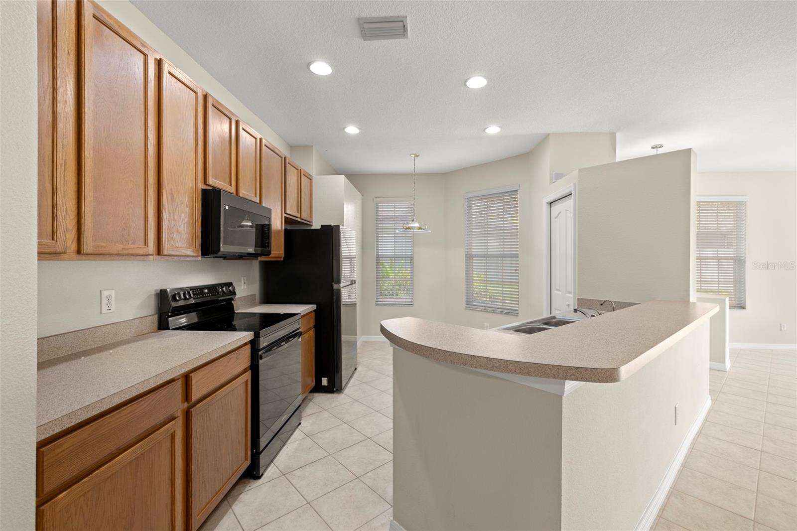 Kitchen with new/newer appliances