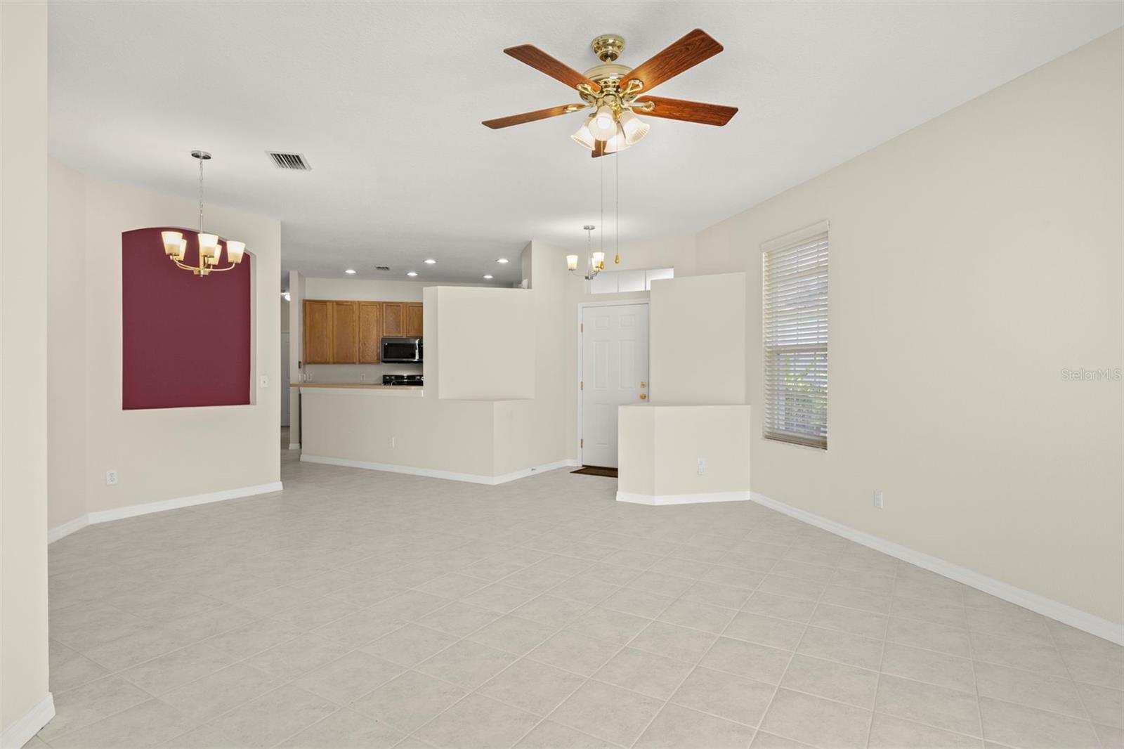 Dining room and family room