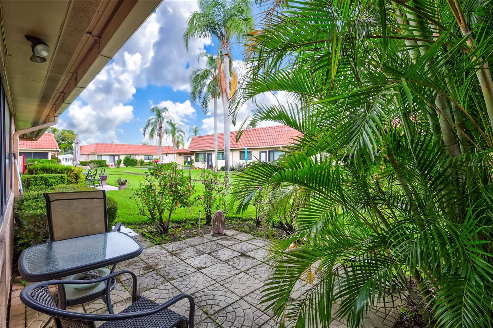 Patio next to lanai